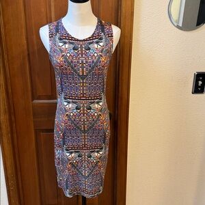 PRICE FIRM Mara Hoffman Multicolor Patterned Dress Size M
